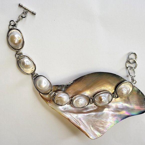 Genuine Freshwater Pearl bracelet - Picture 1 of 16
